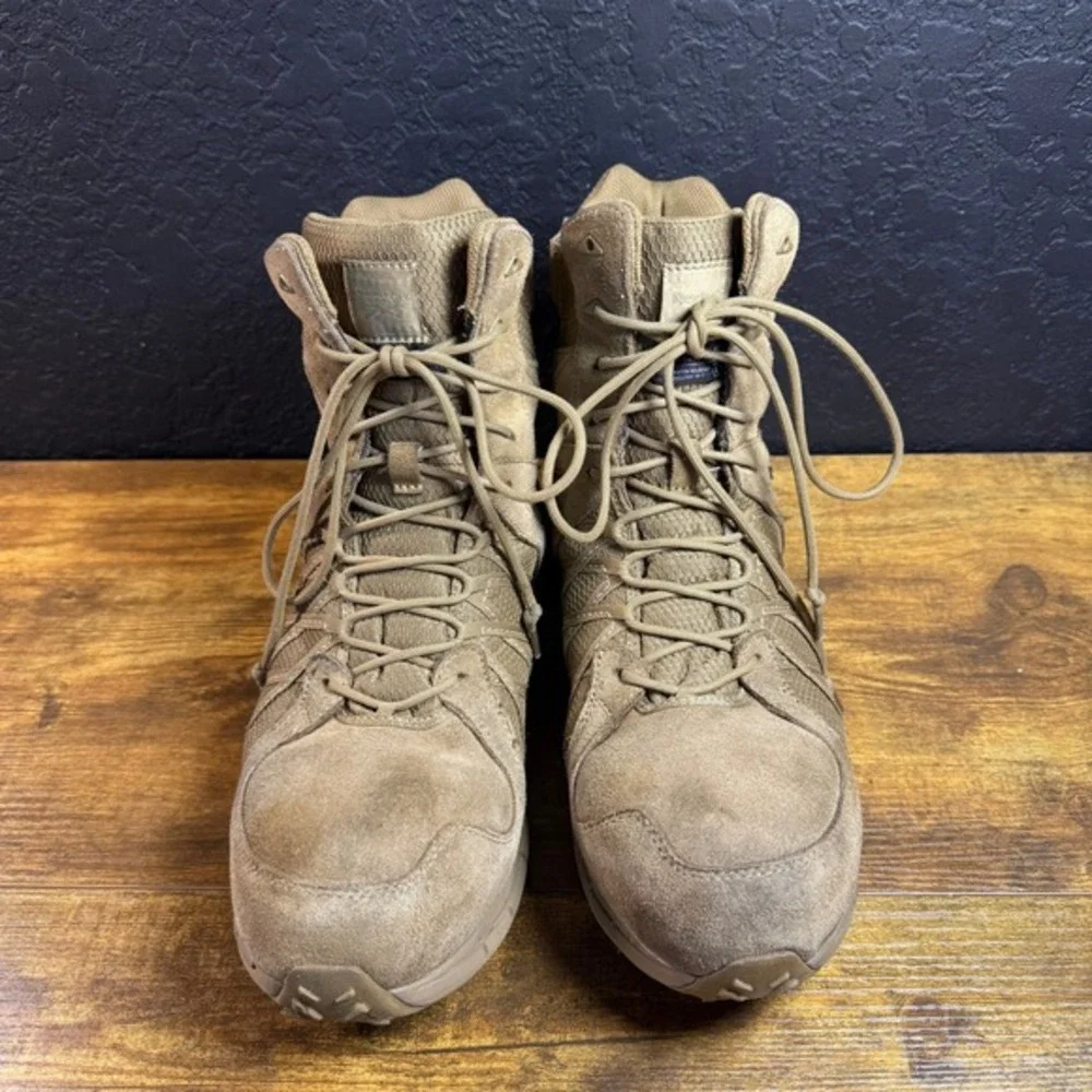 Reebok‎ Sublite Cushion RB4461 Coyote Suede Waterproof Tactical Boots Mens 11.5